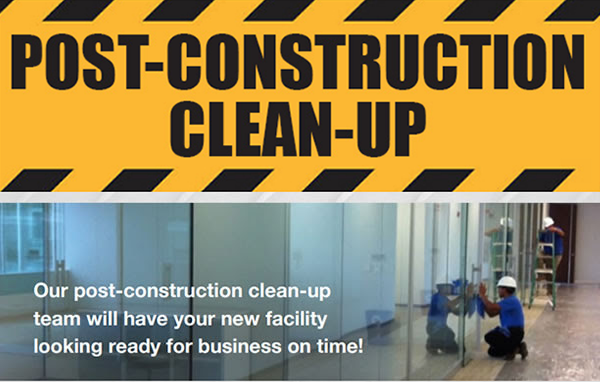 post construction clean up service Dallas TX
